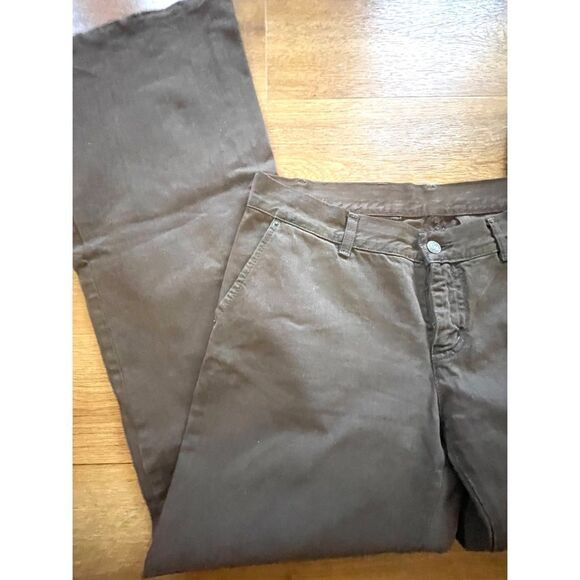 Etro Brown Wide Leg Jeans Milano Women’s Size 31 X 33 - Picture 9 of 9